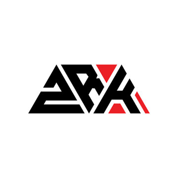 ZRK triangle letter logo design with triangle shape. ZRK triangle logo design monogram. ZRK triangle vector logo template with red color. ZRK triangular logo Simple, Elegant, and Luxurious Logo...