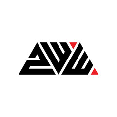 ZWW triangle letter logo design with triangle shape. ZWW triangle logo design monogram. ZWW triangle vector logo template with red color. ZWW triangular logo Simple, Elegant, and Luxurious Logo...
