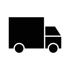 Truck vector icon symbol design
