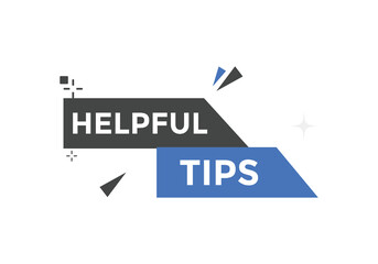 Helpful tips text web template. Vector Illustration. 
