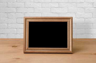photo frame on the table