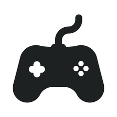 Game Control Icon with Solid Style