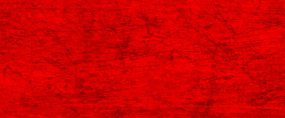 Red grunge abstract background texture black concrete wall, grunge halloween background with blood splash space on wall, red horror wall background, dark slate background toned classic red color.