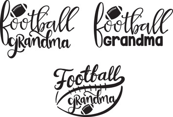 football grandma Vector File