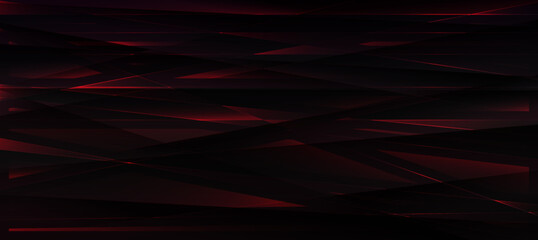 black abstract , polygon, elegant background ,red abstract, premium background