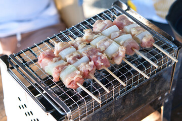 キャンプで食べる美味しい焼き鳥