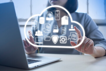 Document Management System (DMS) Online Document Database and automated processes to manage files, knowledge, and documents in an organization effectively with ERP, enterprise business technology.