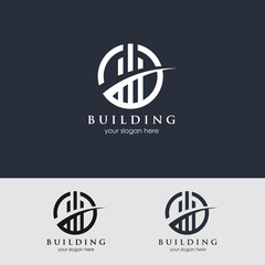 Mobilebuilding logo vector illustration icon