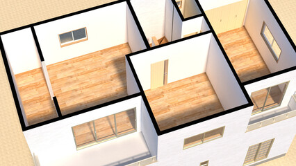 ３DCGの建築パース