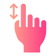 scrolling gradient icon