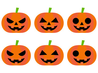 ハロウィンかぼちゃセット：カラー