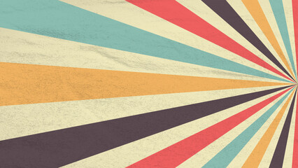 Old vintage sunburst rays background