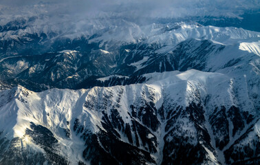 Fototapeta premium snow covered mountains