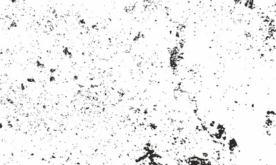 Grunge background of black and white. Abstract illustration texture of cracks, chips, dot. Dirty monochrome pattern of the old worn surface.