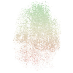 Grunge style gradient red and  green paint splashes cool fashion pattern