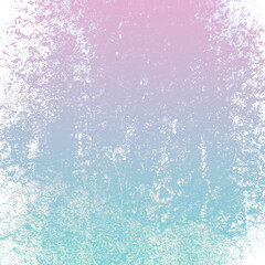 Grunge style gradient blue and pink paint splashes cool fashion pattern