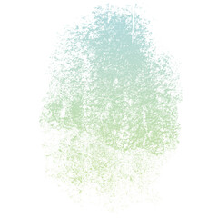 Grunge style gradient blue green paint splashes cool fashion pattern