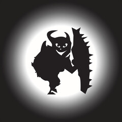 illustration of a monster