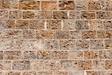 Exterior brick wall texture background, Old brick wall.