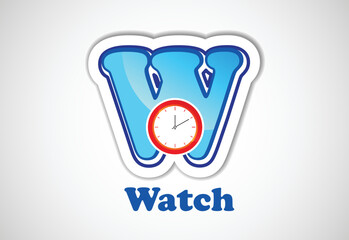 Alphabet stickers for kids. Good for school and kindergarten projects. vector Illustration.