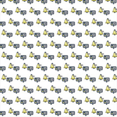 seamless pattern with icon