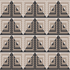 Tribal mosaic. Seamless texture