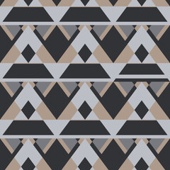 Fototapeta premium Vintage mosaic seamless texture