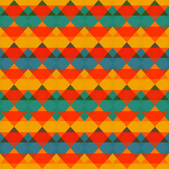 Vintage triangle. Seamless pattern