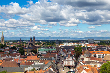 Fototapeta na wymiar Panorama von Speyer, Rheinland-Pfalz