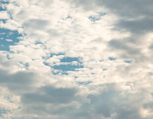 sky with clouds as background
