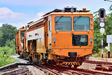 Railway track maintenance set