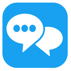 speech bubbles icon symbol sign