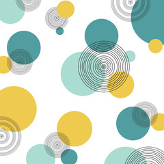 abstract background with circles geometric pattern wallpaper background