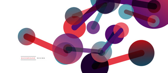 Network concept abstract background. Dots connection. Big data idea. Business template for wallpaper, banner, background or landing