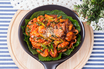 Stir fried Small Octopus - jukkumi bokkeum