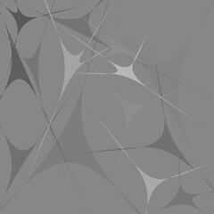 Abstract shapes of gray shades make up the background for textiles.3d.