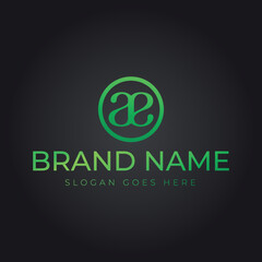 Unified Corporate Logo Consisting of Letters A and E