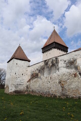 old castle church in Hosman near Sibiu, Europe