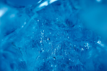 blue ice texture, winter background