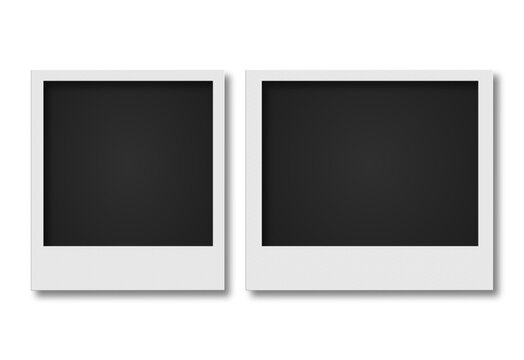 blank photo frames, blank photo frame, polaroid set	
