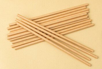 Brown Paper Drink Straws