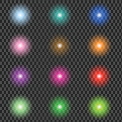 abstract background with glowing lights
