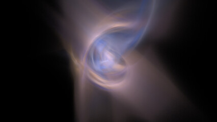 Sfondo nero con forma astratta sfumata