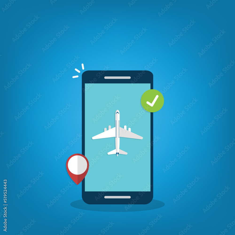 Sticker flight booking app