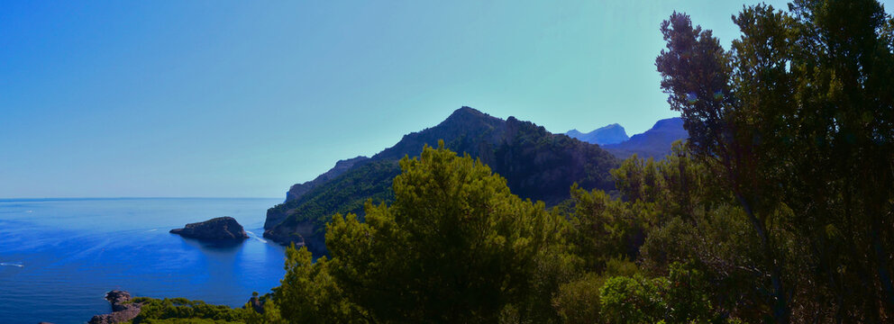 Best Panorama You Have Ever Seen Of A Mountain On Mallorca