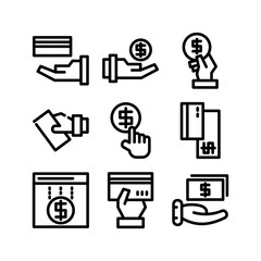 paying icon or logo isolated sign symbol vector illustration - high quality black style vector icons
