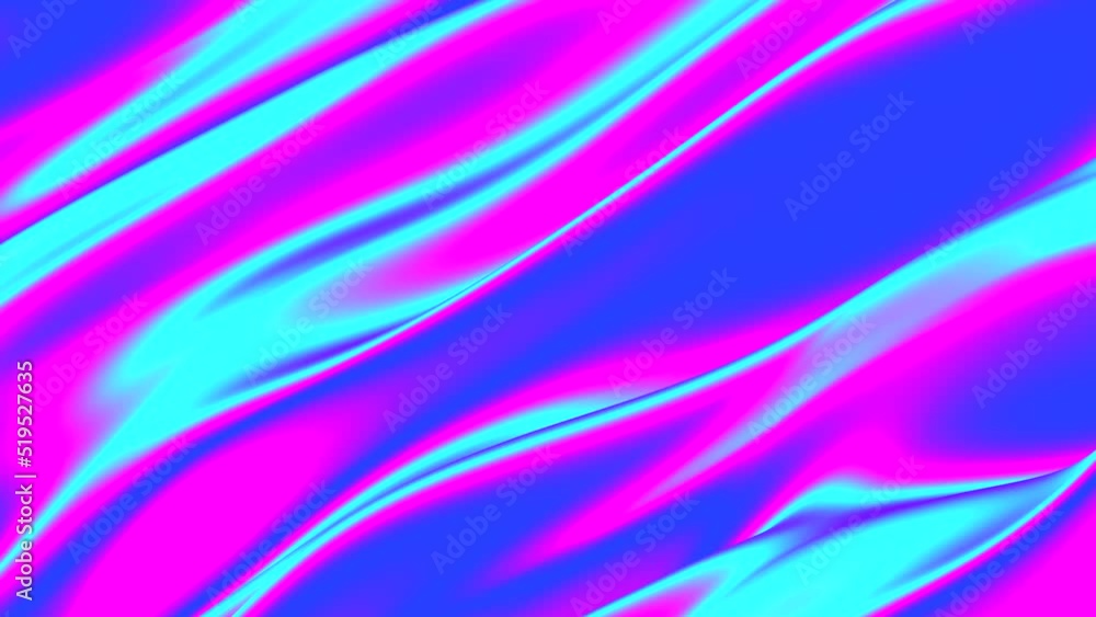Aufkleber abstract colorful wavy background in bright blue, orange and green color. modern colorful wallpaper.