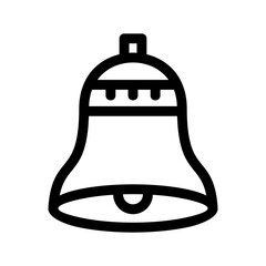 bell icon or logo isolated sign symbol vector illustration - high quality black style vector icons
