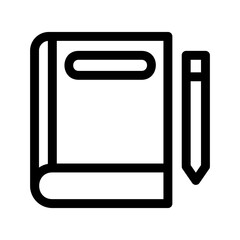 book icon or logo isolated sign symbol vector illustration - high quality black style vector icons
