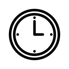 clock icon or logo isolated sign symbol vector illustration - high quality black style vector icons
